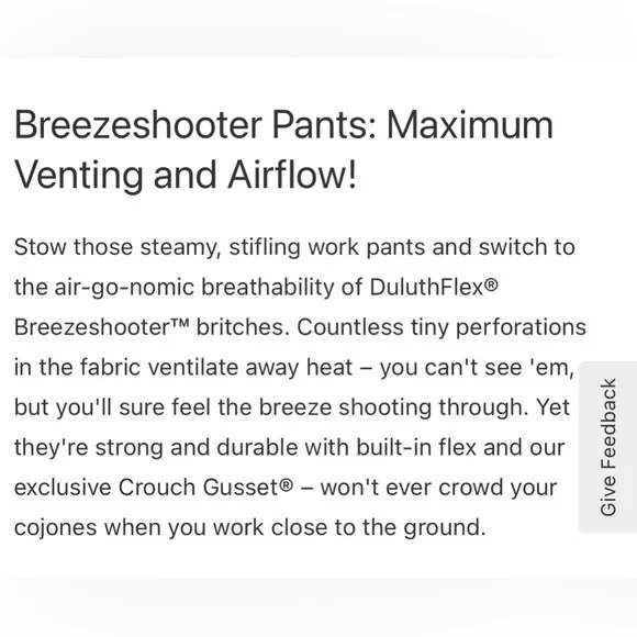 Duluth Trading Men’s Duluthflex Breezeshooter Pants 34x 32 - Picture 12 of 13